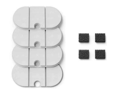 Replacement Filters for HappyPets Smart & Dockstream Fountains (4-Pack or 8-Pack)