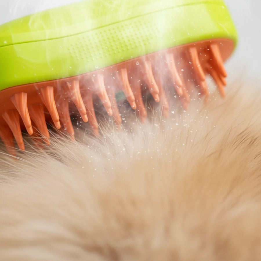 HappyPets™ Rechargeable 3-in-1 Mist Grooming Brush