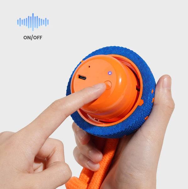 4. Short press twice to turn sound on or off.